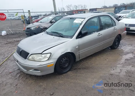 2002 Mitsubishi Lancer Es from USA, damaged, VIN JA3AJ26E12U055065